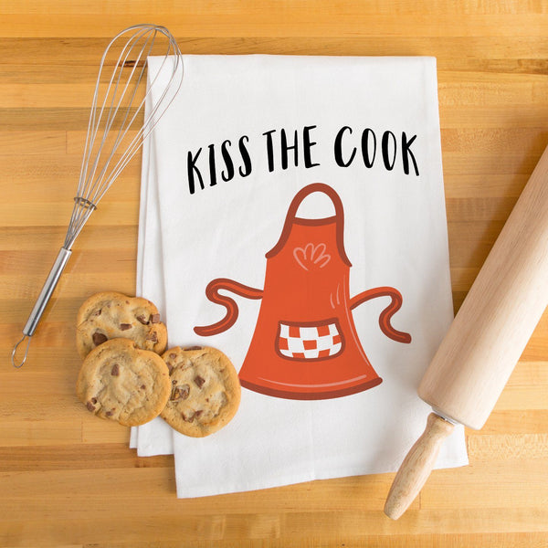 Kiss The Cook Cool Cooking Chef Gift' Sticker