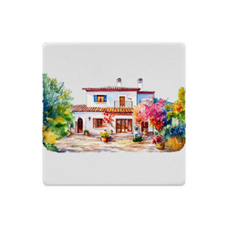 Personalized Absorbent Square Ceramic Stone Coaster