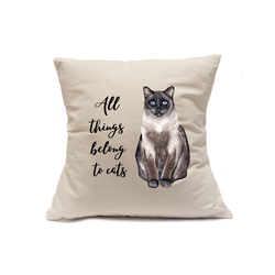 Custom Printed Natural Canvas Pillowcase with Zipper 18"x18"