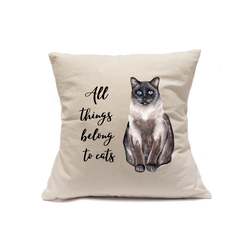 Custom Printed Natural Canvas Pillowcase with Zipper 18"x18"